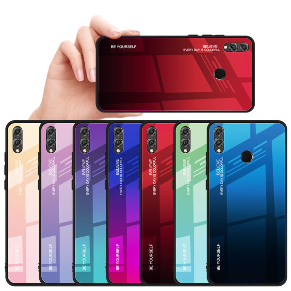 Huawei P Serie Mode Handyhülle Huawei P Smart (2019) Farbverlauf – Bild 3